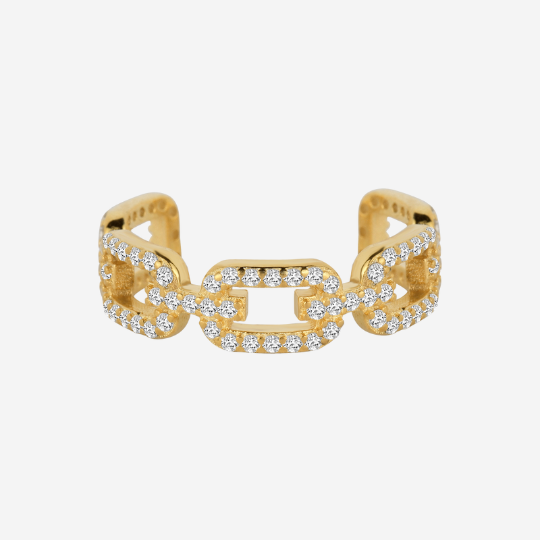 Iced Chain Out Ring
