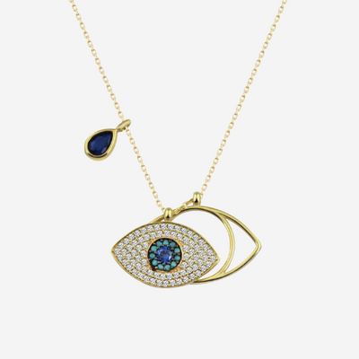 14K Gold Evil Eye Anhänger, Pavé Zirkon Diamanten, Minimalist Halskette, Evil  Eye Anhänger, Geschenk für Sie, Layering Halskette -  Österreich